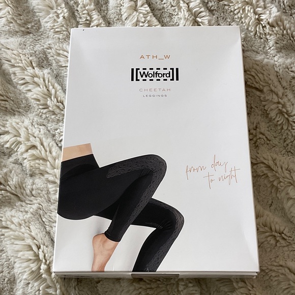 Wolford Pants - Wolford Ath_W Cheetah Leggings NWT